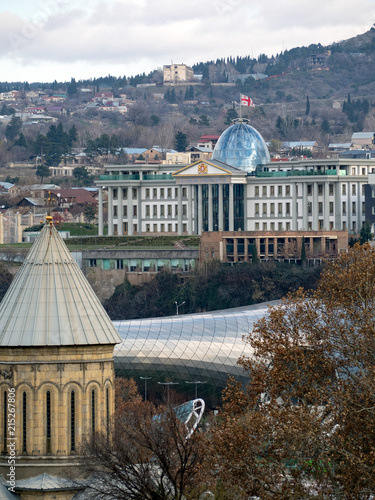 Cityscape of Tbilisi, capital of Georgia