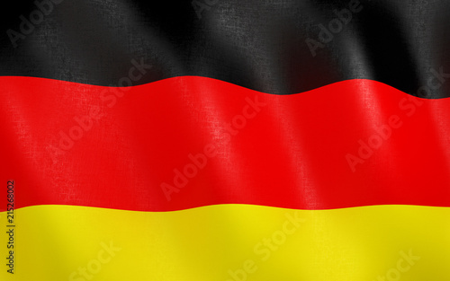 3D Flag of Germany.
