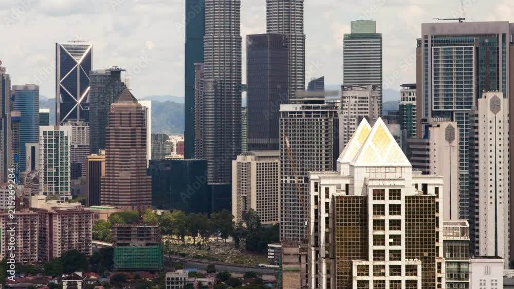 Time lapse of cloudy day in Kuala Lumpur Time lapse of cloudy day in Kuala Lumpur