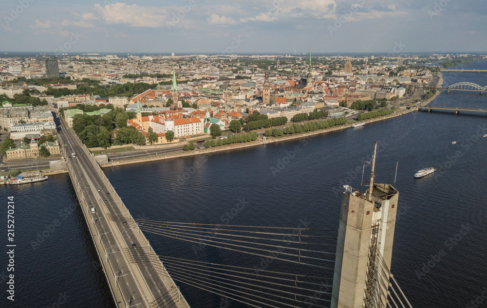 Obraz premium Cityscape of Riga