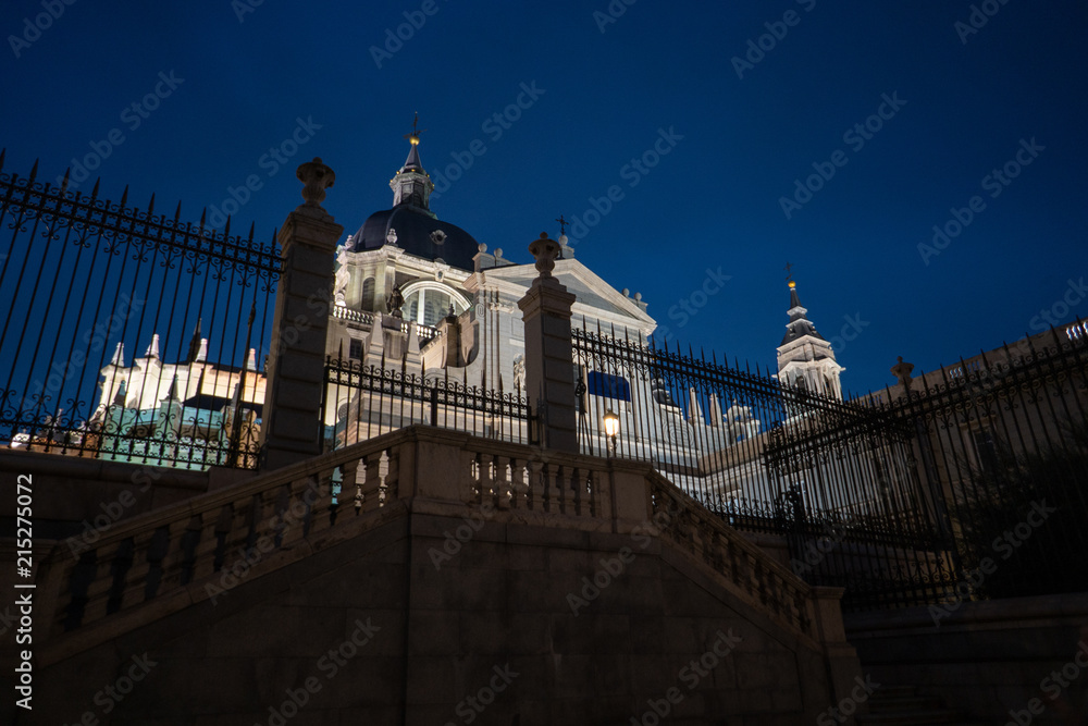 Almudena Cathedral at Night