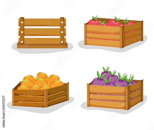 Set of farm icons