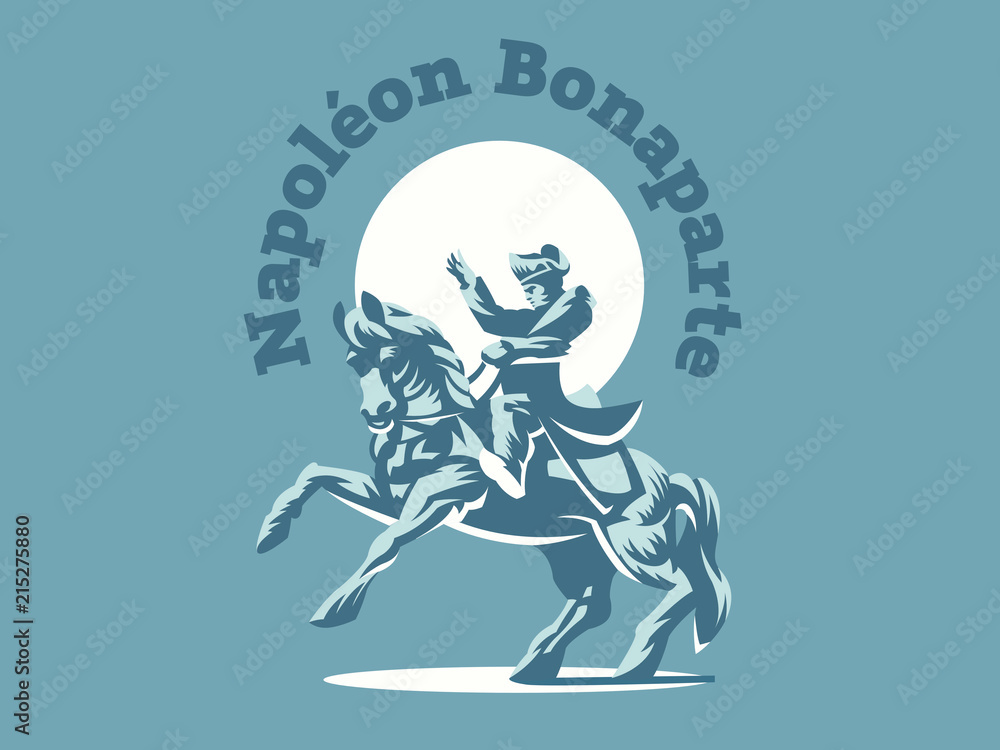 Napoleon on horseback. Napoleon on horseback.