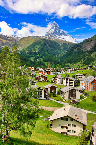 The town of Zermatt