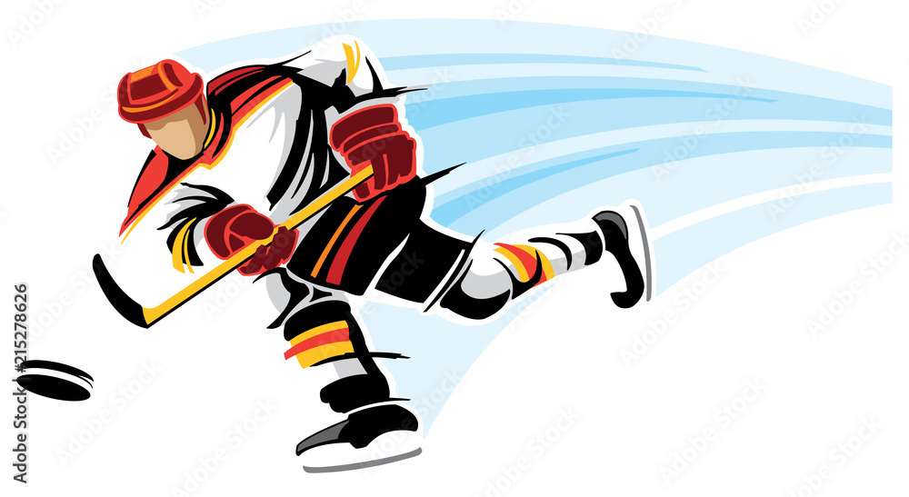 Fototapeta premium Hockey player