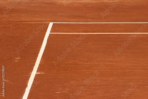 Pista de tierra batida de tenis