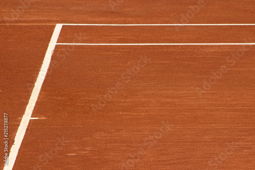 Pista de tierra batida de tenis © Bentor