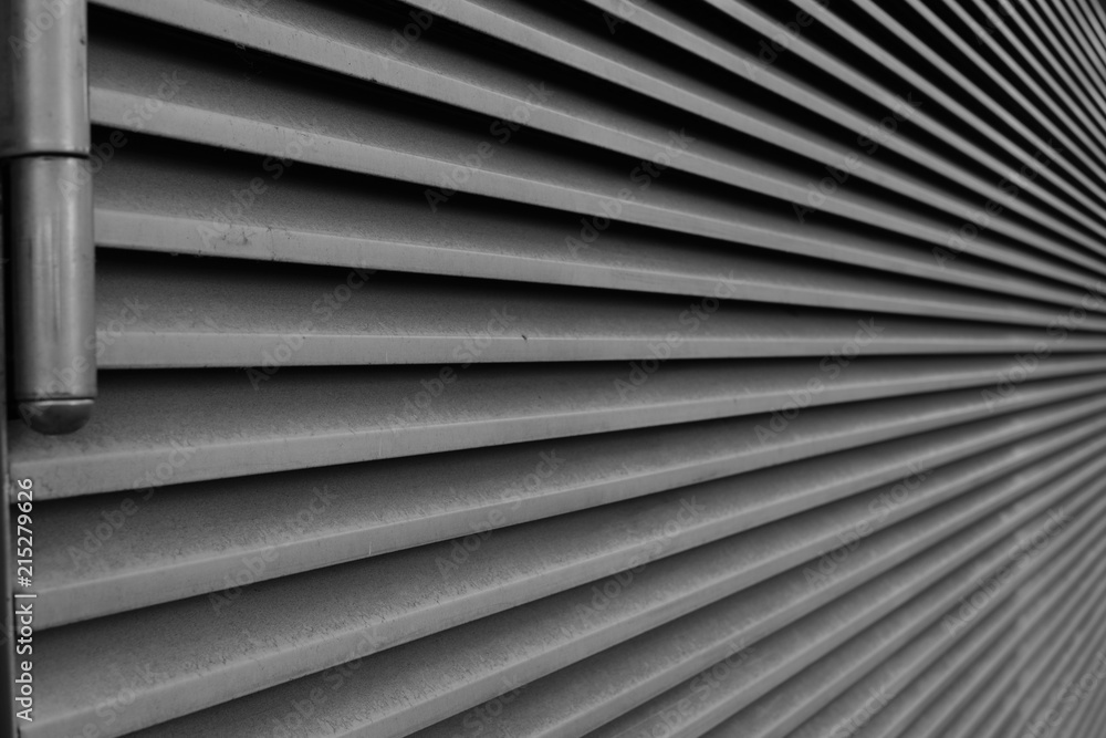 Fototapeta premium Jalousie Metall Dekoration Texture