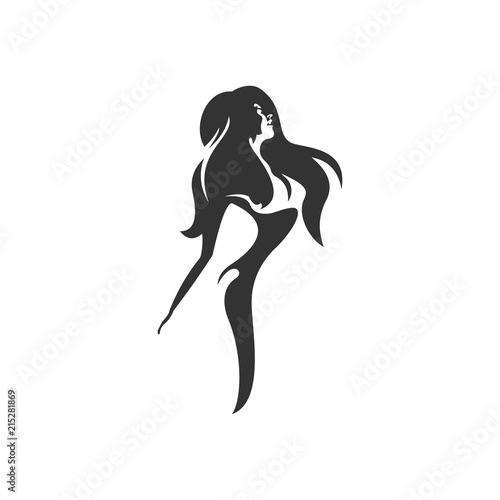 Sexy woman silhouettes