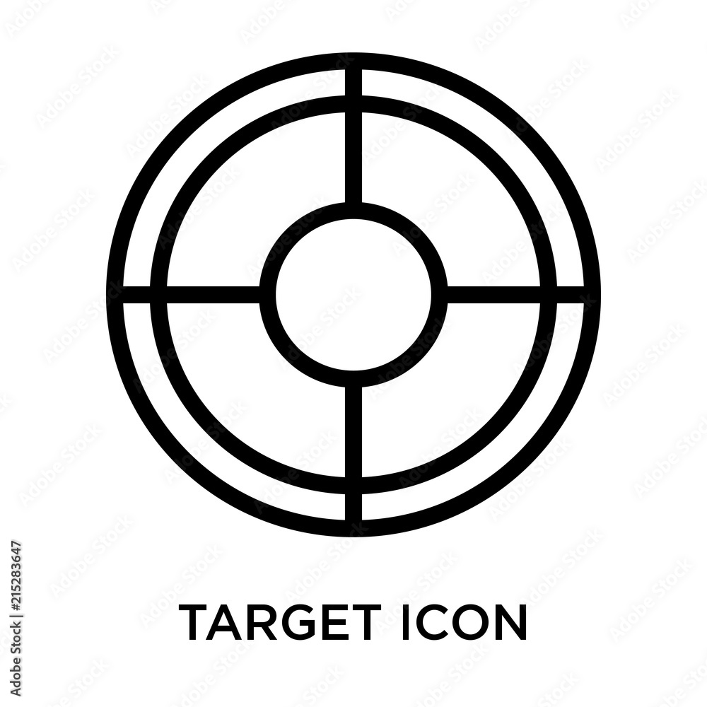 target symbol icon on white background. Modern icons vector illustration. Trendy target symbol icons target symbol icon on white background. Modern icons vector illustration. Trendy target symbol icons