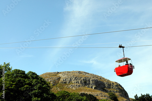 Great Orme Cable Car At Llandudno In North Wales.