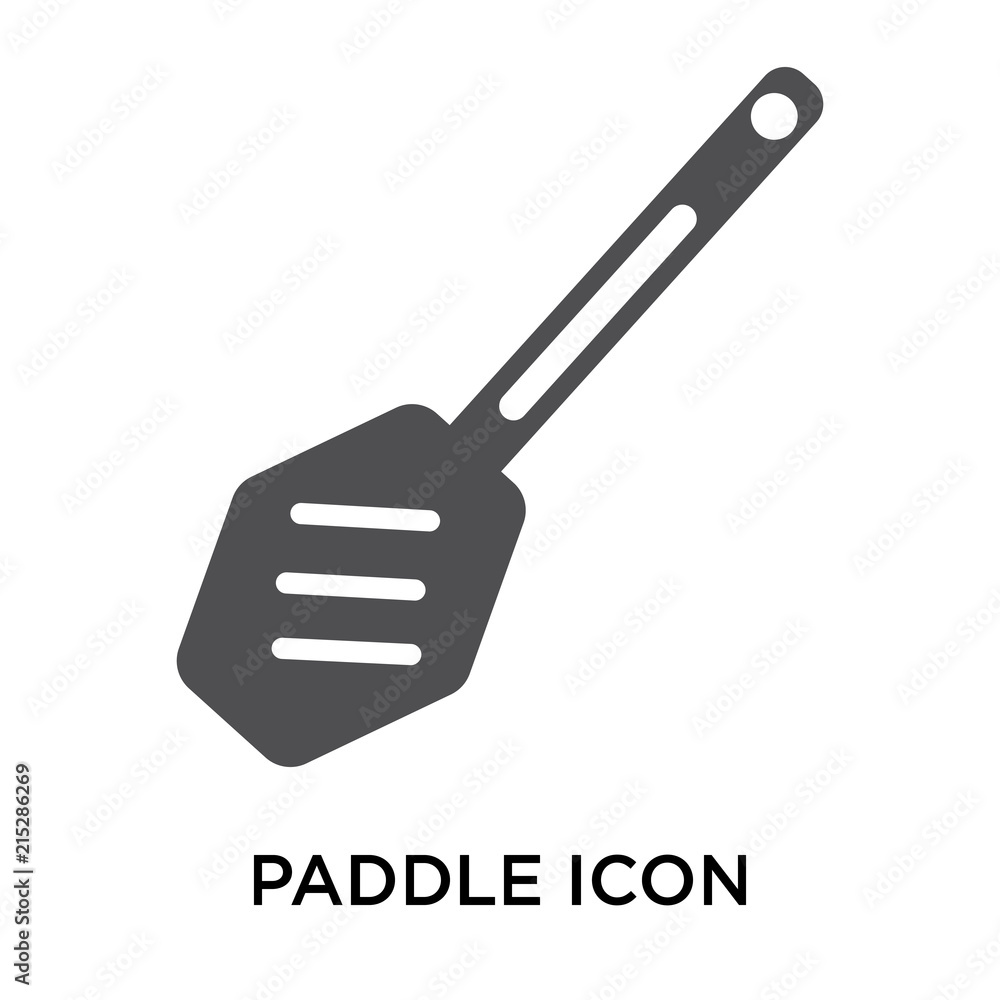 Obraz premium paddle icon on white background. Modern icons vector illustration. Trendy paddle icons