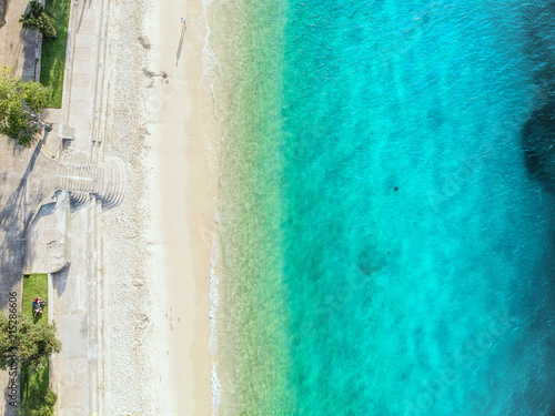 Aerial Shot of Shark Beach in Sydney #1