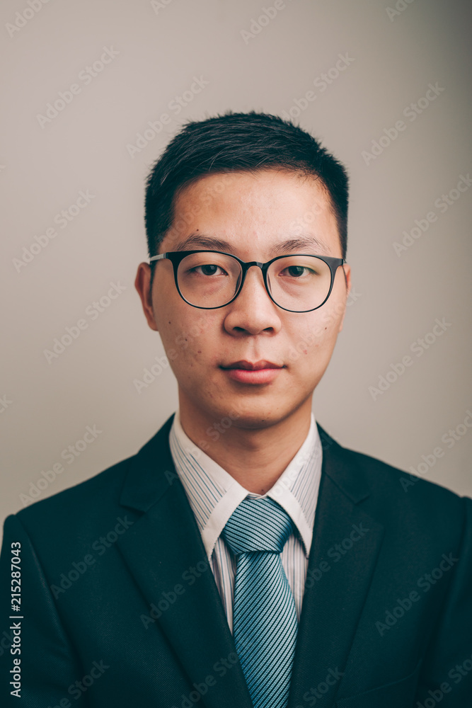 real Asian man portrait real Asian man portrait