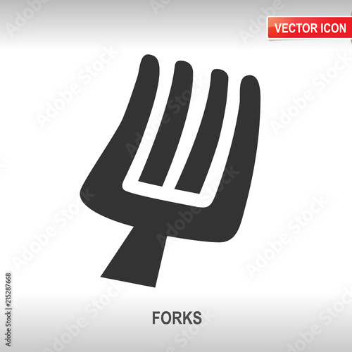 forks vector icon