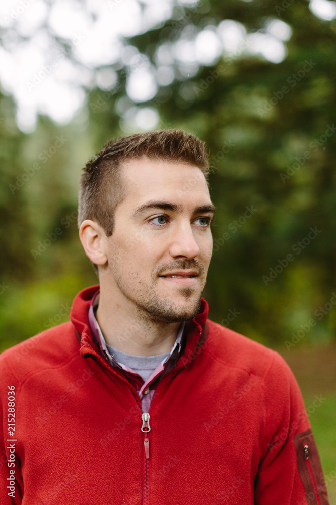 Portrait of Man during the Fall Portrait of Man during the Fall