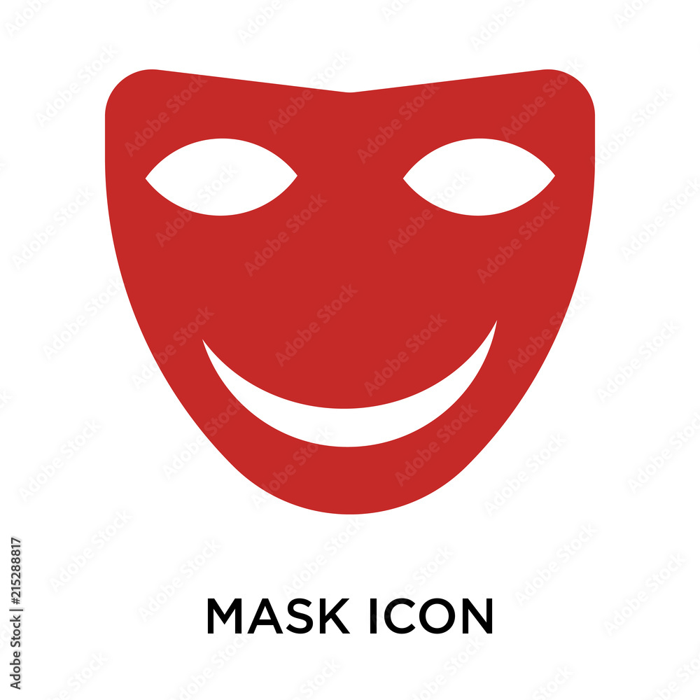 mask icon isolated on white background. Simple and editable mask icons. Modern icon vector illustration. mask icon isolated on white background. Simple and editable mask icons. Modern icon vector illustration.