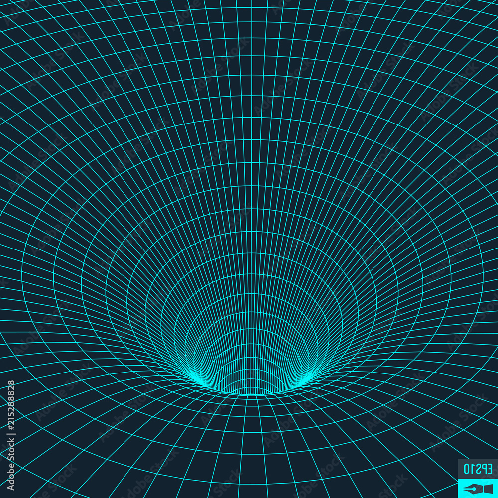 Abstract vector landscape background. Cyberspace grid. 3d technology illustration. Abstract vector landscape background. Cyberspace grid. 3d technology illustration.