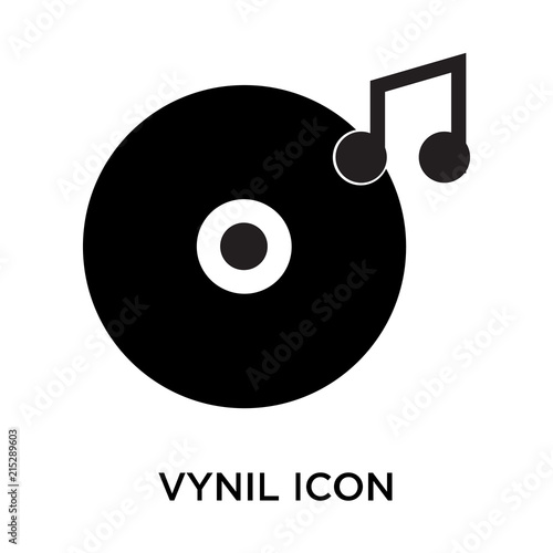 vynil icon isolated on white background. Simple and editable vynil icons. Modern icon vector illustration.