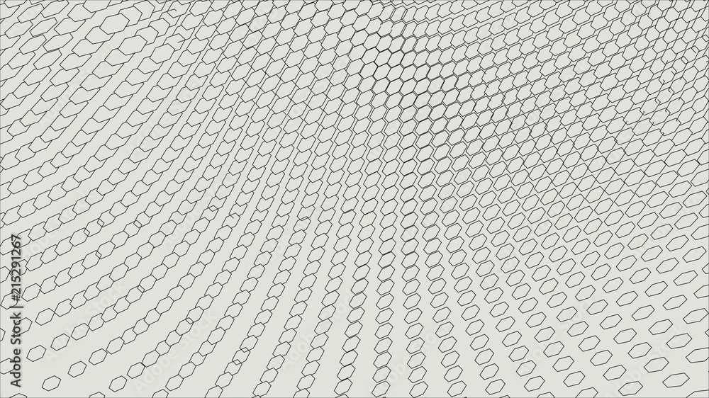 Abstract vector landscape background. Cyberspace grid. 3d technology illustration. Abstract vector landscape background. Cyberspace grid. 3d technology illustration.