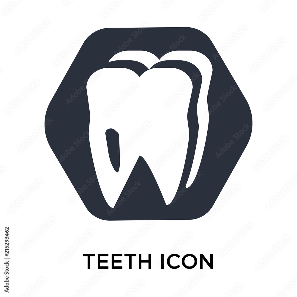 teeth icon isolated on white background. Simple and editable teeth icons. Modern icon vector illustration. teeth icon isolated on white background. Simple and editable teeth icons. Modern icon vector illustration.