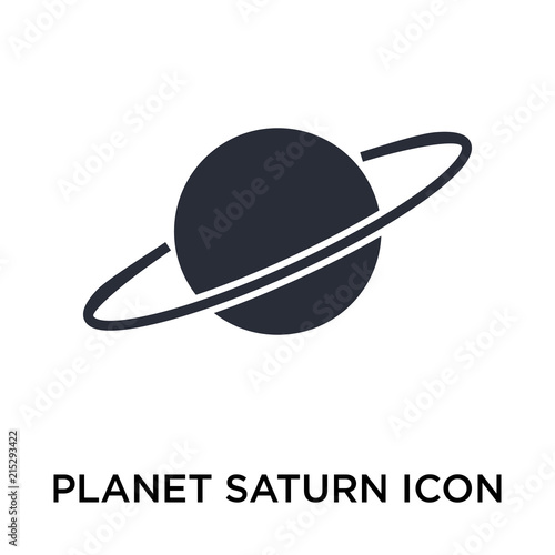 planet saturn icon isolated on white background. Modern and editable planet saturn icon. Simple icons vector illustration.
