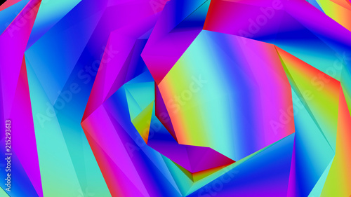 multicolored three-dimensional abstract background