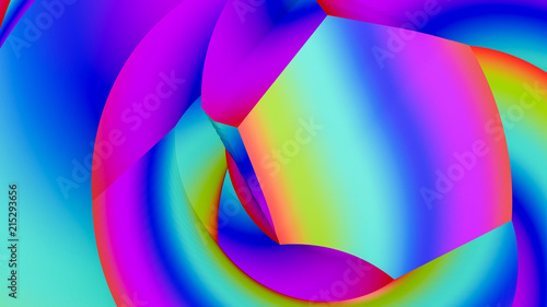 multicolored three-dimensional abstract background