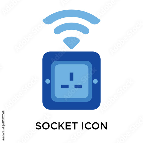 socket icons isolated on white background. Modern and editable socket icon. Simple icon vector illustration.