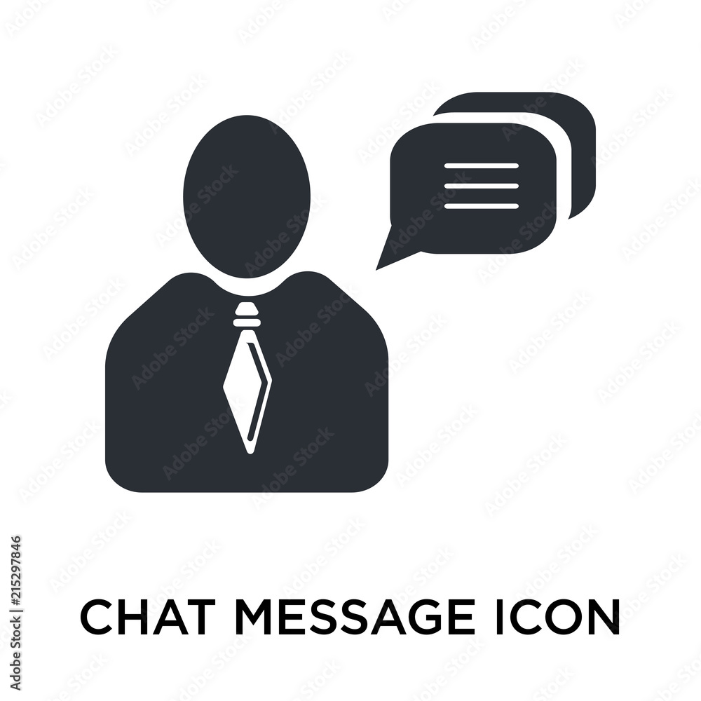 chat message icon isolated on white background. Simple and editable chat message icons. Modern icon vector illustration. chat message icon isolated on white background. Simple and editable chat message icons. Modern icon vector illustration.