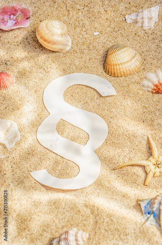 Paragraph unter Wasser