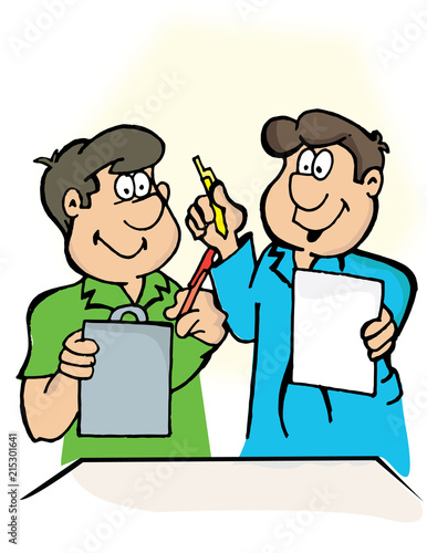 Photography compañeros trabajo documentos