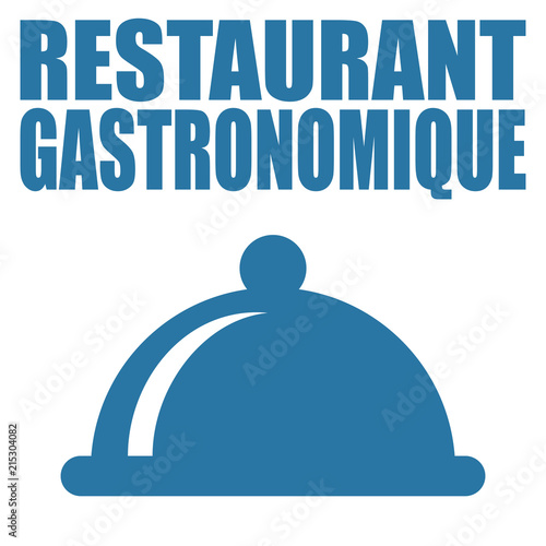 Logo restaurant gastronomique.