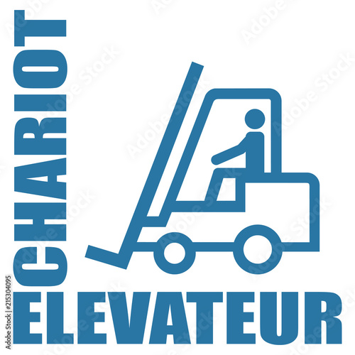 Logo chariot élévateur.