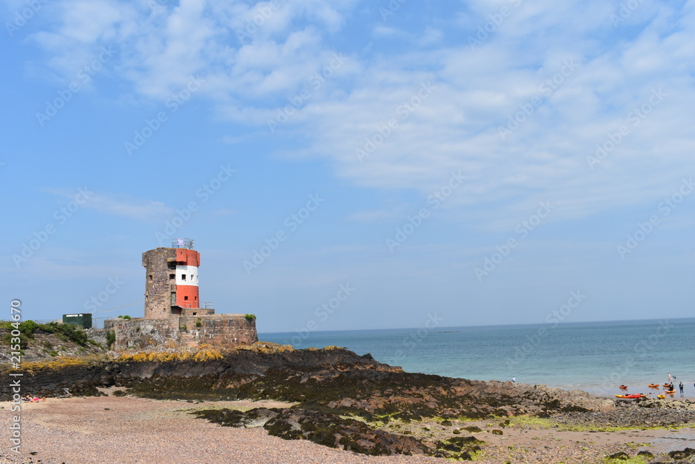 Lighthouse. Jersey, Channel Islands, UK, Europe