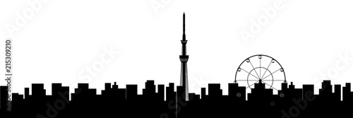 ビル　建物　東京　背景