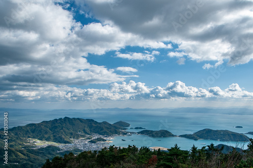 愛媛県 小豆島の空と海