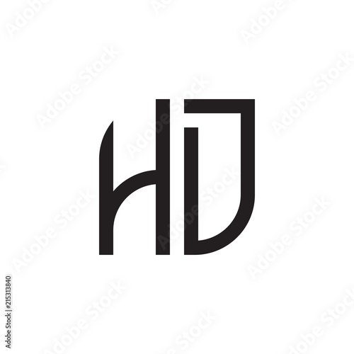 two letter monogram logo
