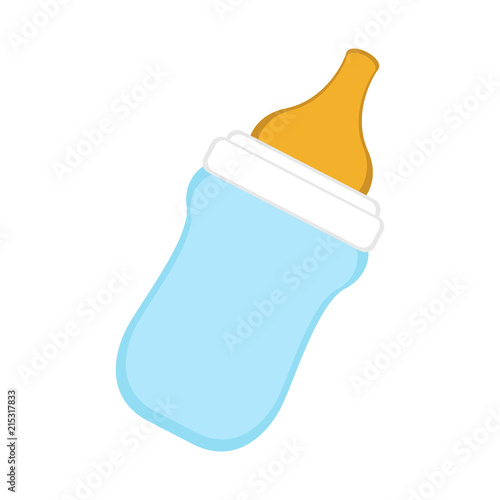 Isolated baby bottle icon
