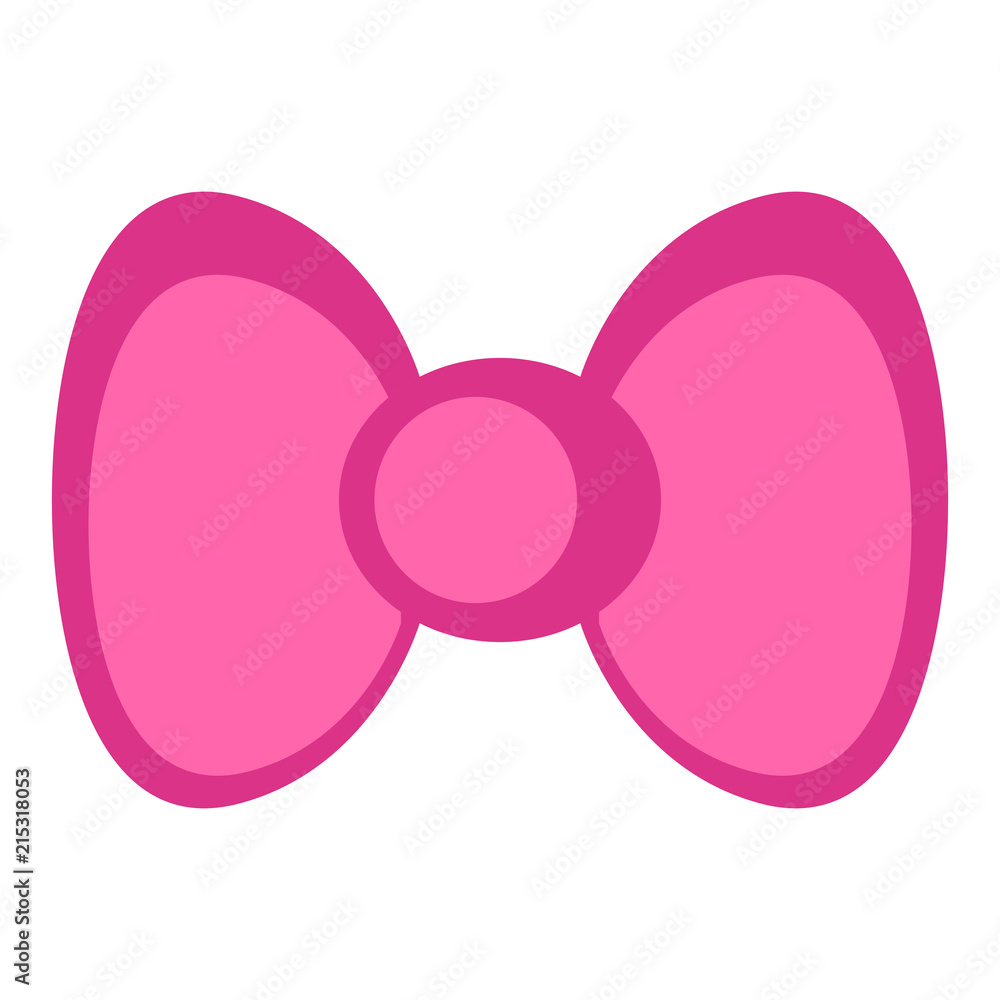 Isolated pink bowtie icon Isolated pink bowtie icon