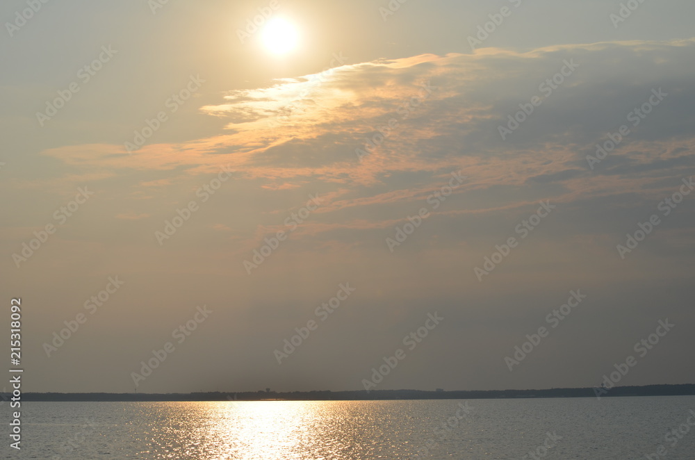 Fototapeta premium cloudy sunset