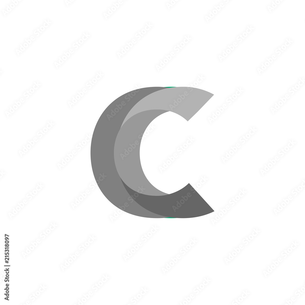 C letter logo vector element. letter logo template C letter logo vector element. letter logo template