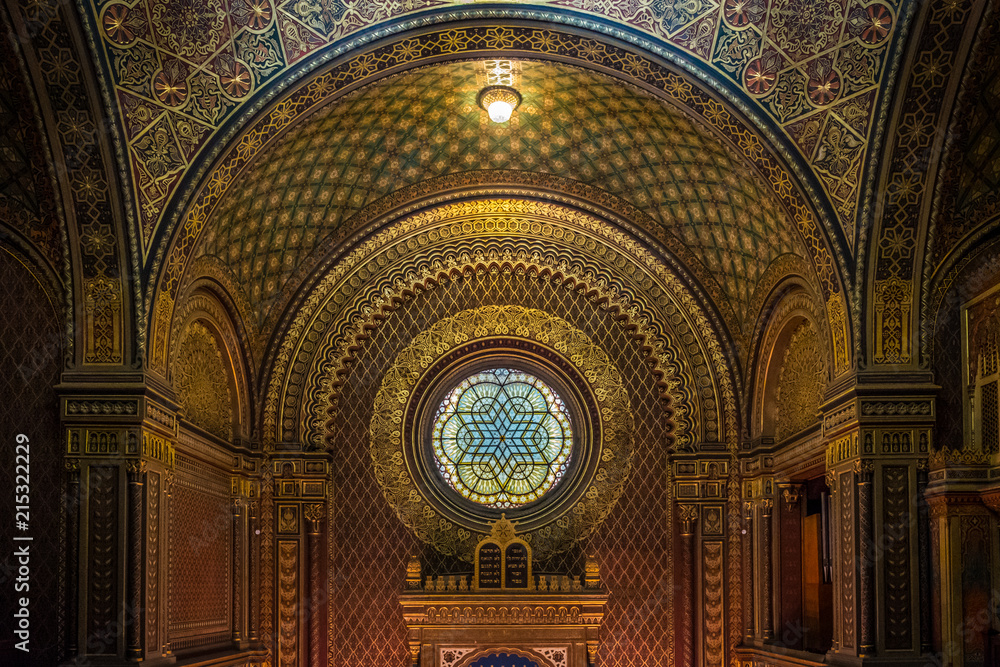 Spanish Synagogue, Prague, Czech Republic, Europe.