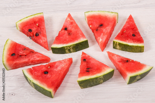 Watermelon containing vitamins and minerals  healthy dessert