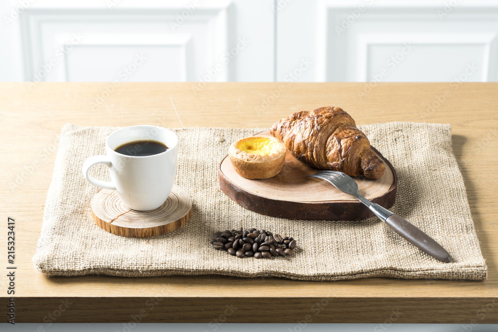 Close up view of bakers are working. Homemade bread. Eating breakfast with bread on the island table in the dining room. Morning coffee.