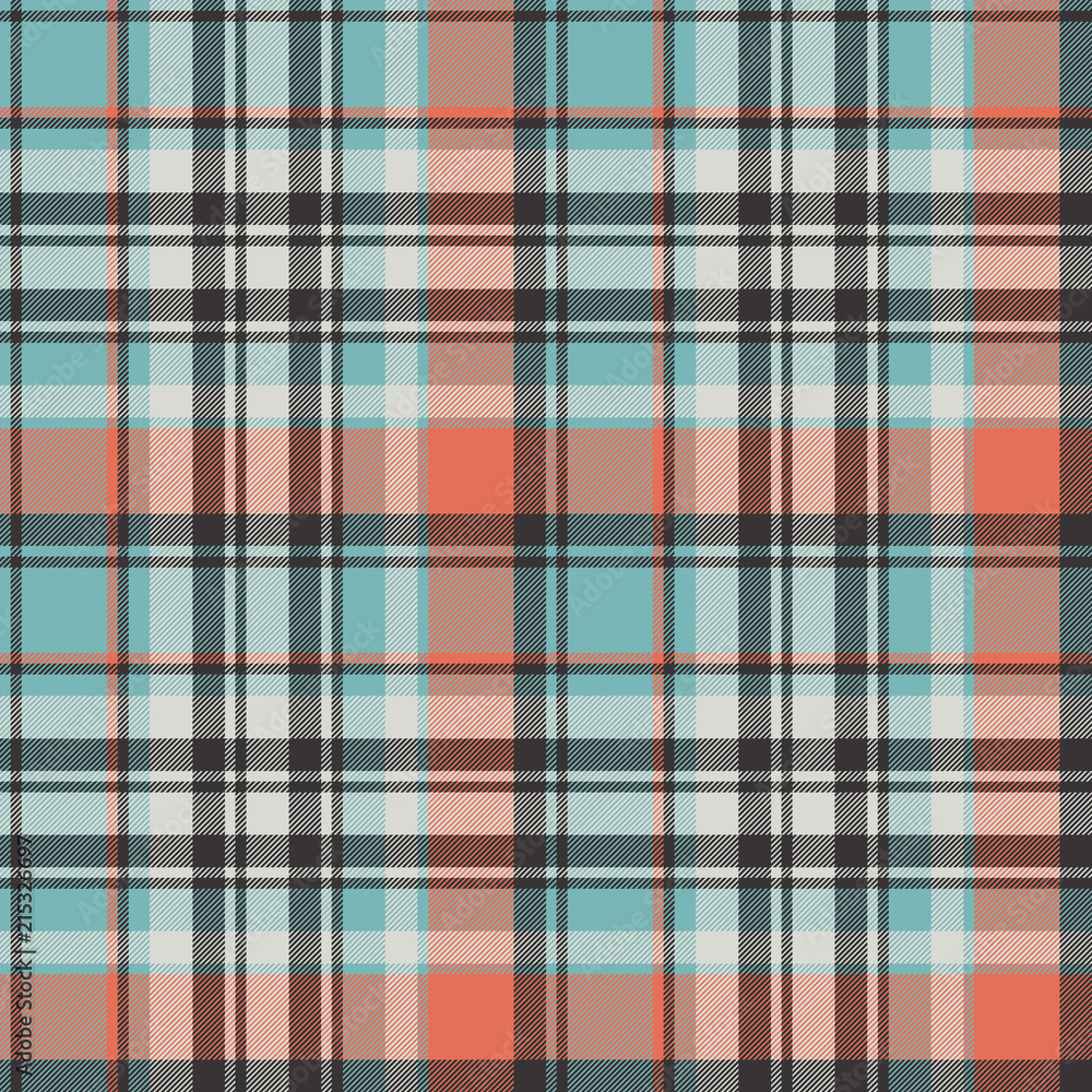 Obraz premium Abstract geometric fabric texture seamless pattern