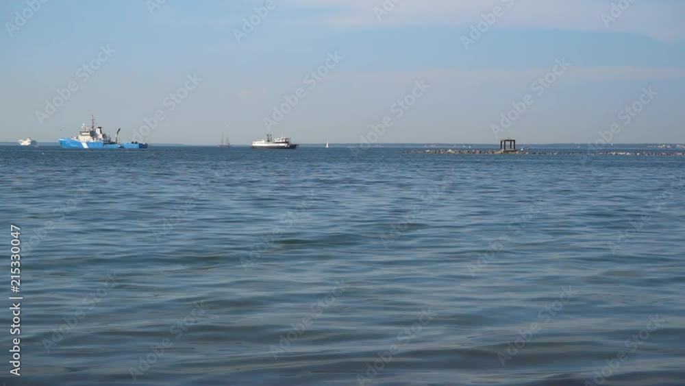 Timelapse of Tallinn Bay in the Evening. Timelapse of Tallinn Bay in the Evening.