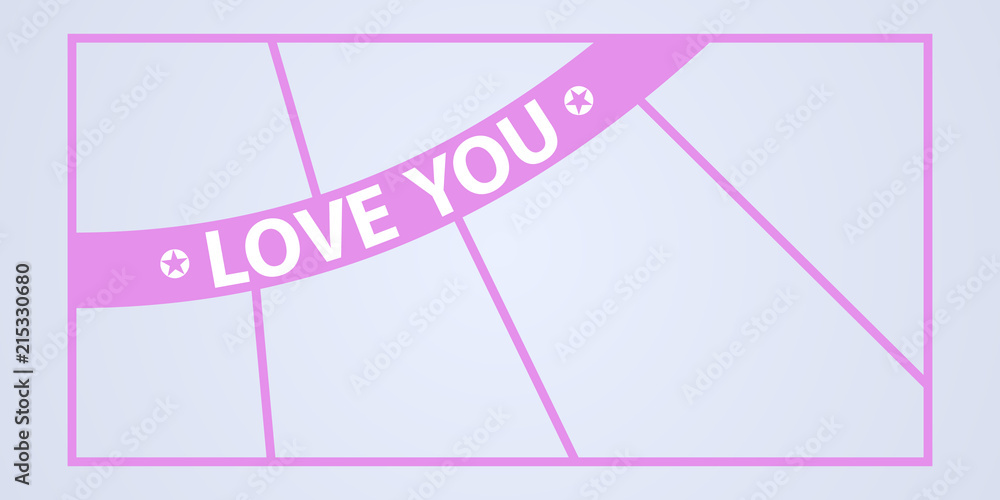 PrintCollage of photo frames vector illustration PrintCollage of photo frames vector illustration