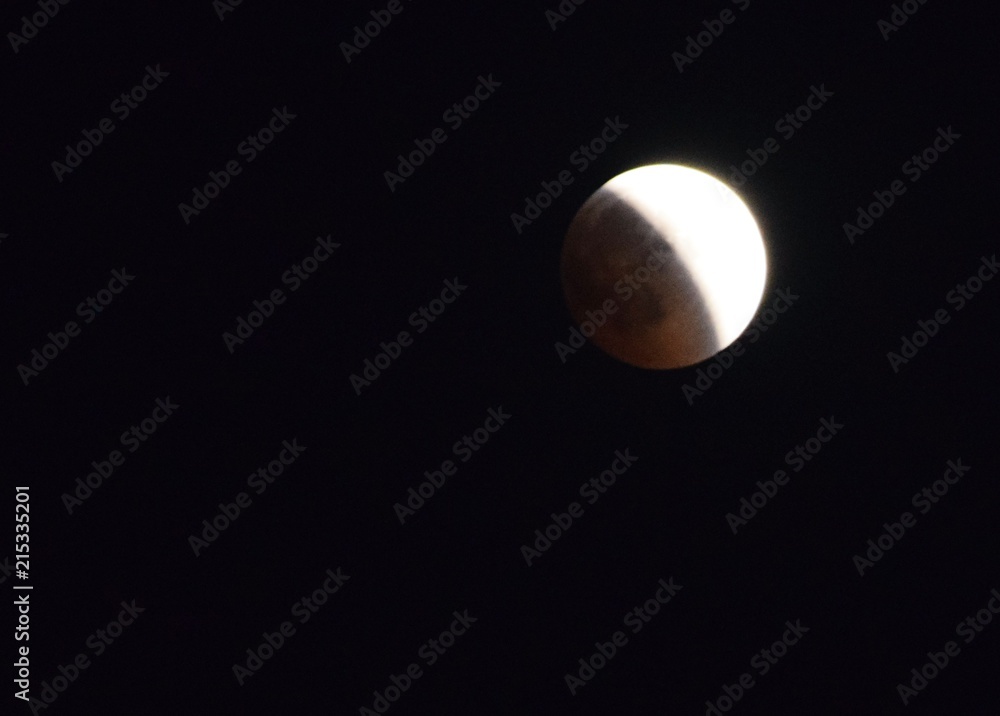 moon eclipse in the night moon eclipse in the night