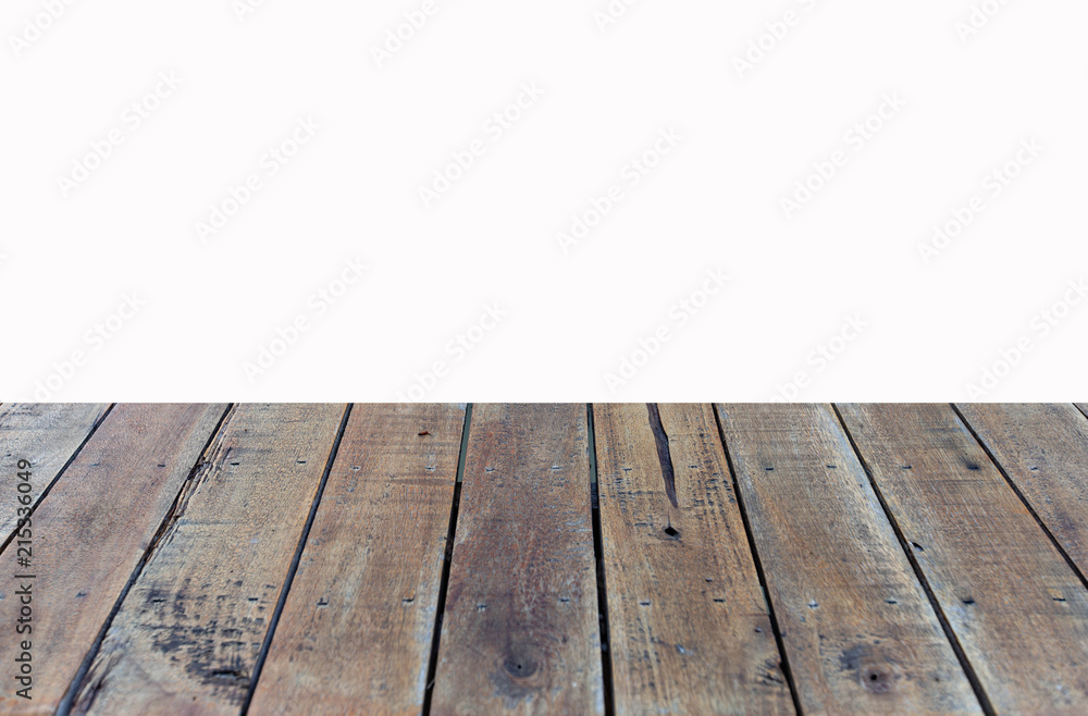 Hardwood floor terrace with white wall background. Hardwood floor terrace with white wall background.